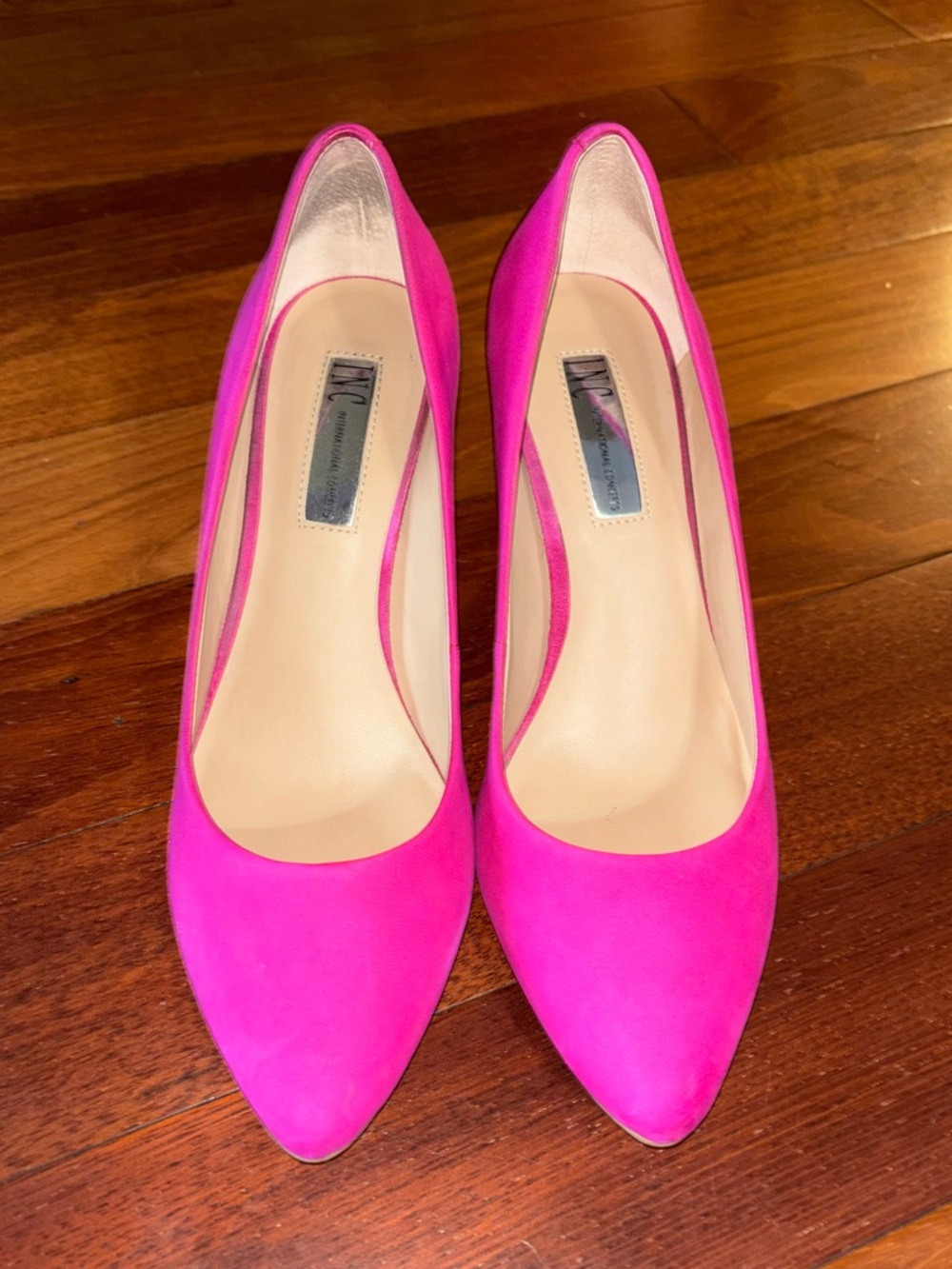 INC International Concepts Hot Pink Pointed-Toe Pumps